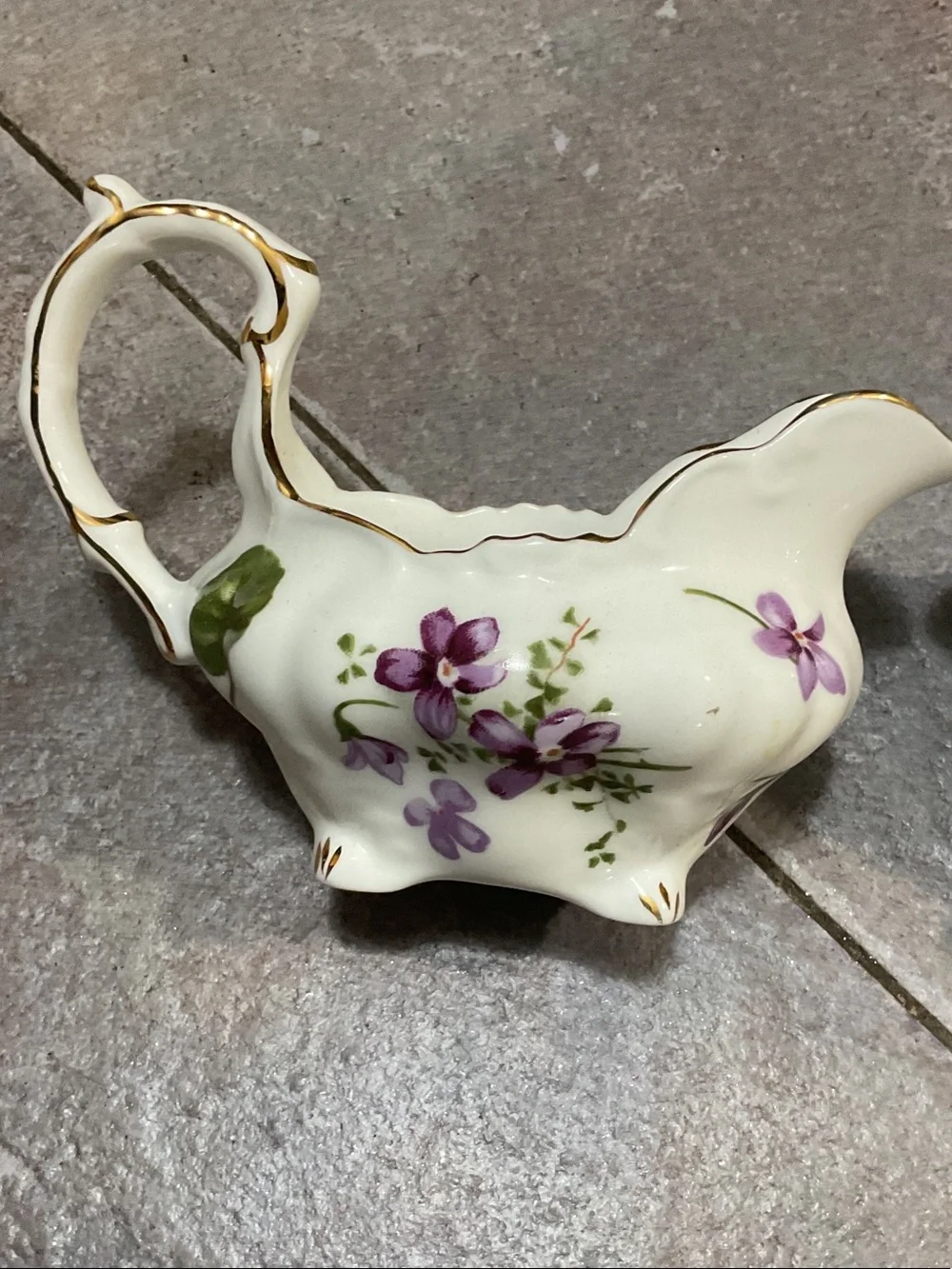 Vintage sugar and creamer made in England